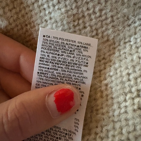 GAP Beige Wool Women's Cardigan Sweater - Picture 8 of 8